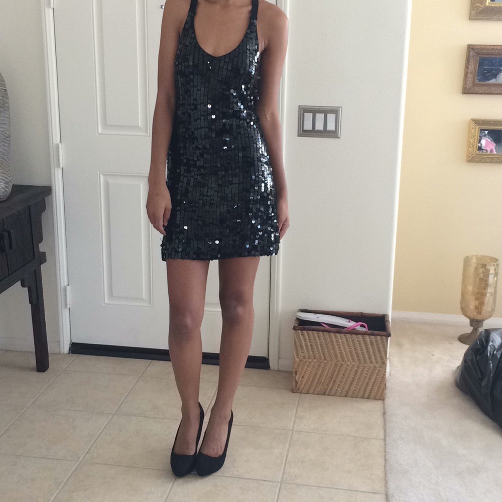 Twentyone Black sequin dress